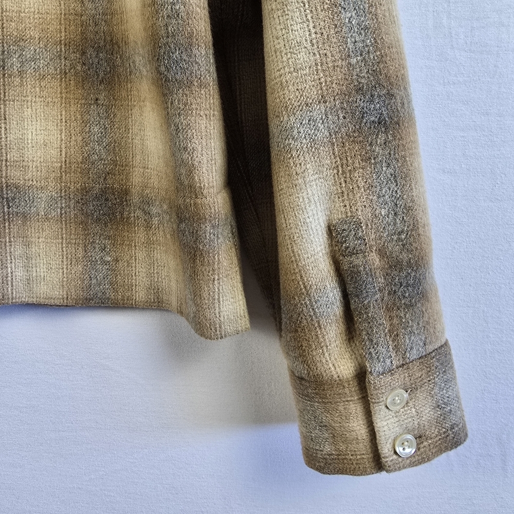 Vintage Wool Plaid Shacket - Picture 10 of 11